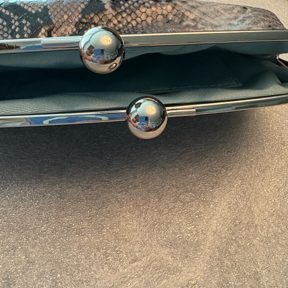 COACH Snakeskin Clutch with Wristlet - Picture 6 of 10